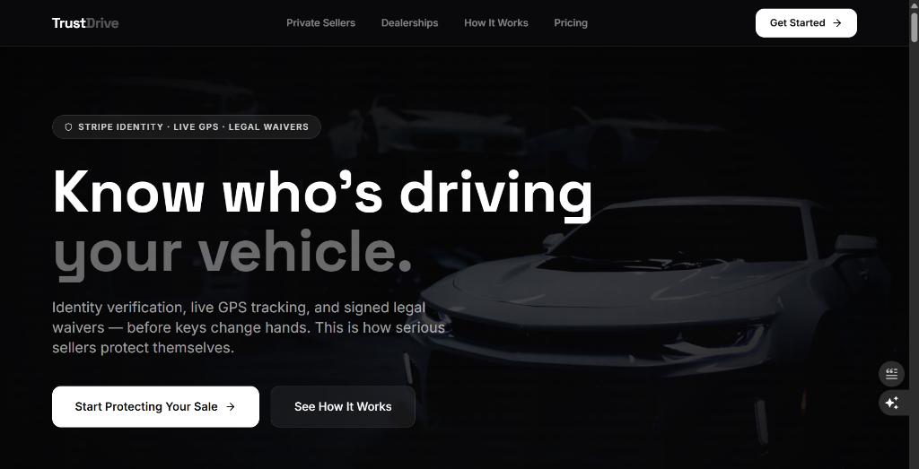 TrustDrive product screenshot