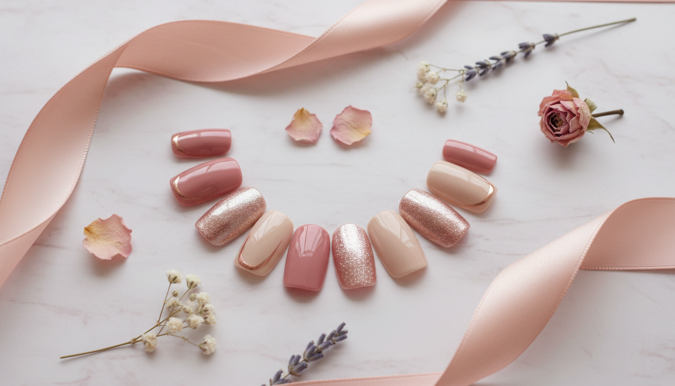 Beautiful custom press-on nails