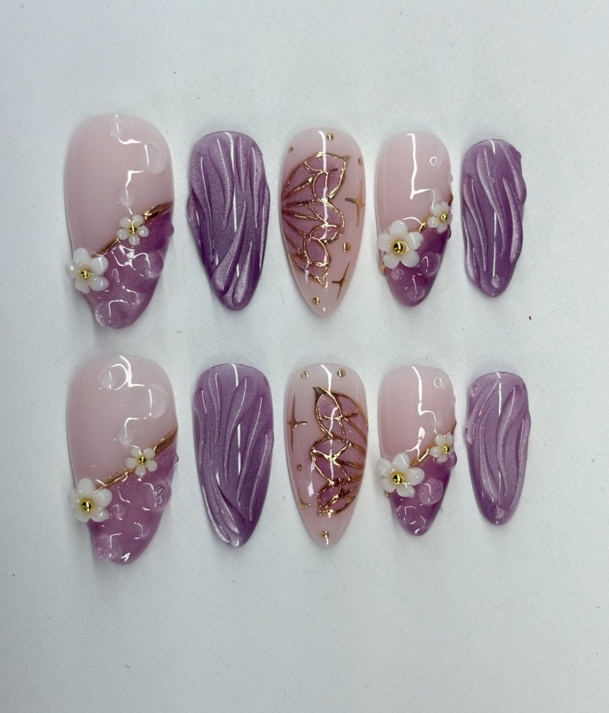 Purple Butterfly Set