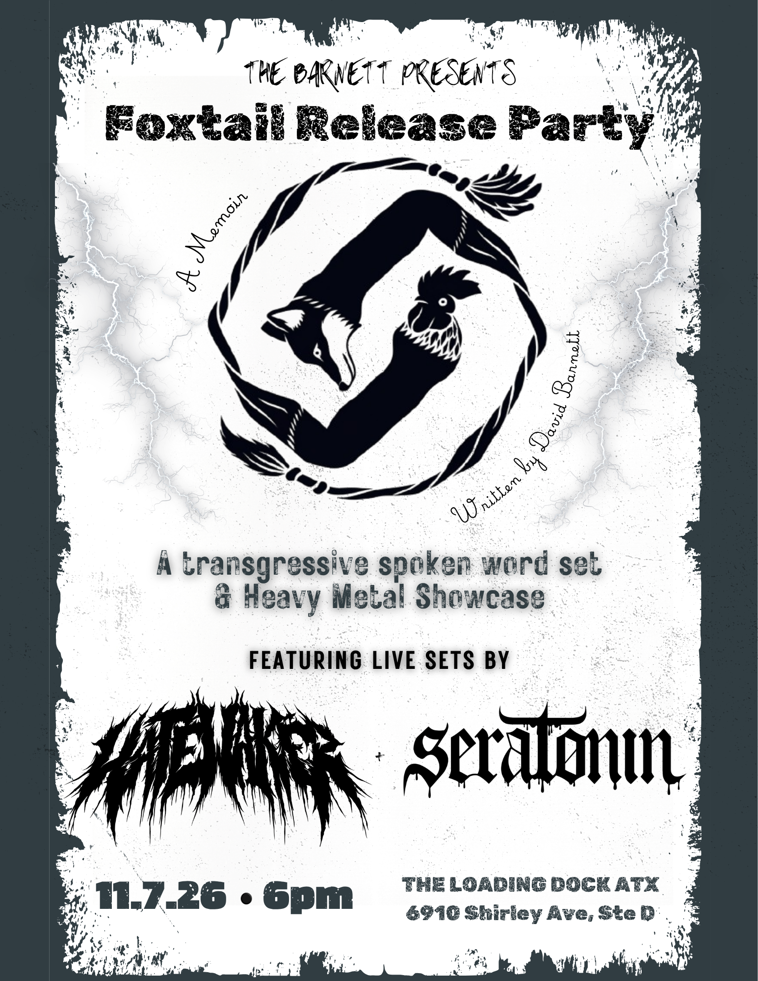 Foxtail Release Party flier