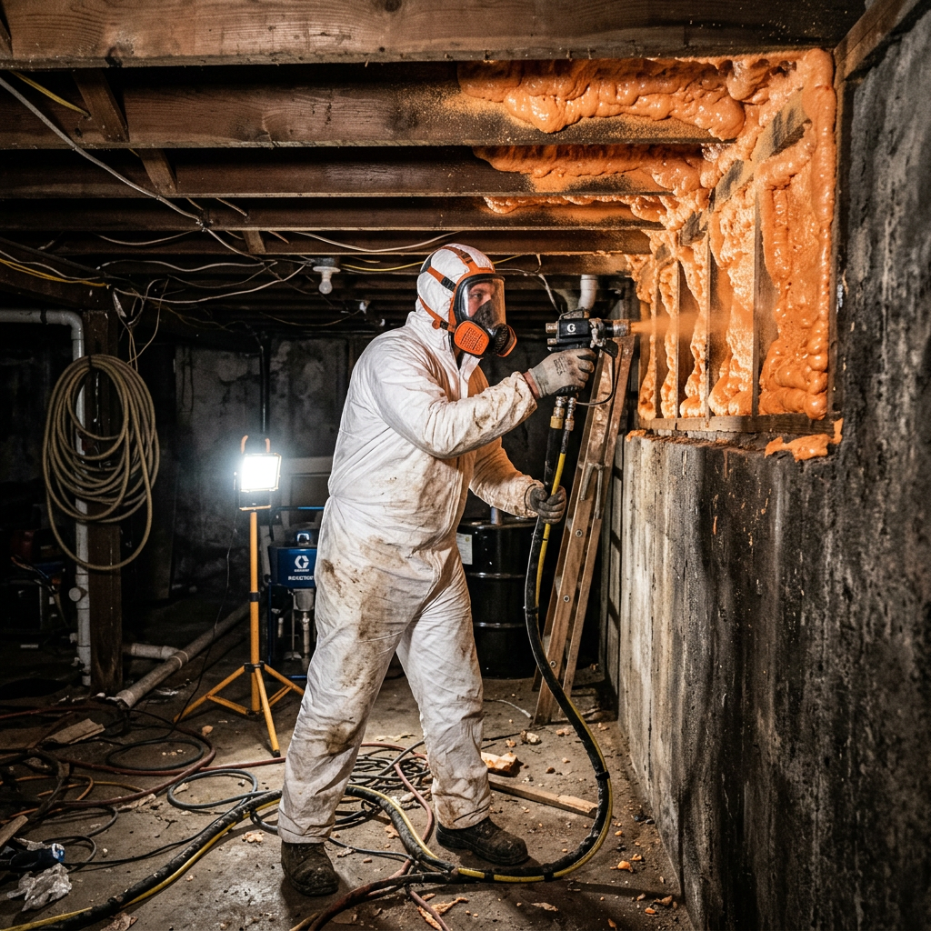 Why Exposed Spray Foam in Your Muskoka Basement Needs a Thermal Barrier