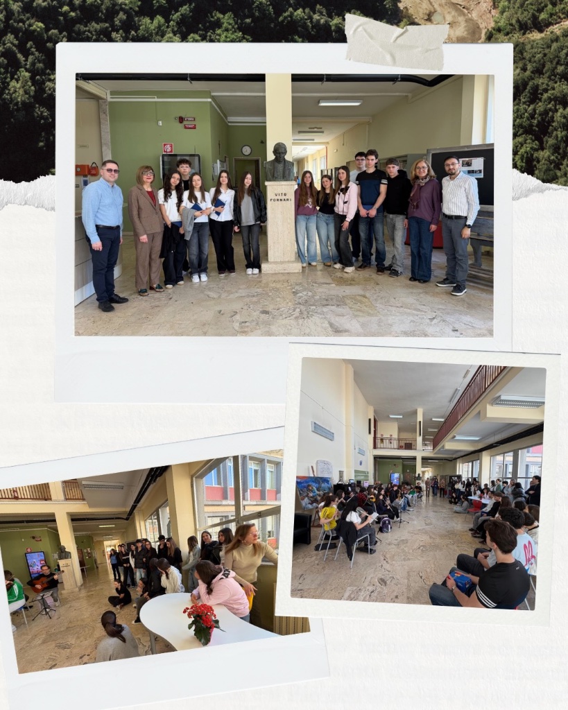 ZIUA 1 – Bun venit și turul școlii Liceo Fornari · Molfetta, Italia