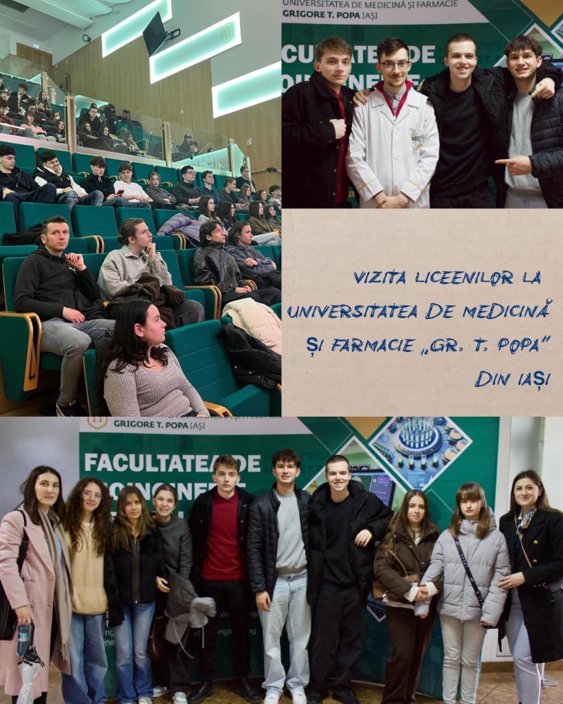 Vizită la Universitatea de Medicină și Farmacie 'Gr. T. Popa' – Iași