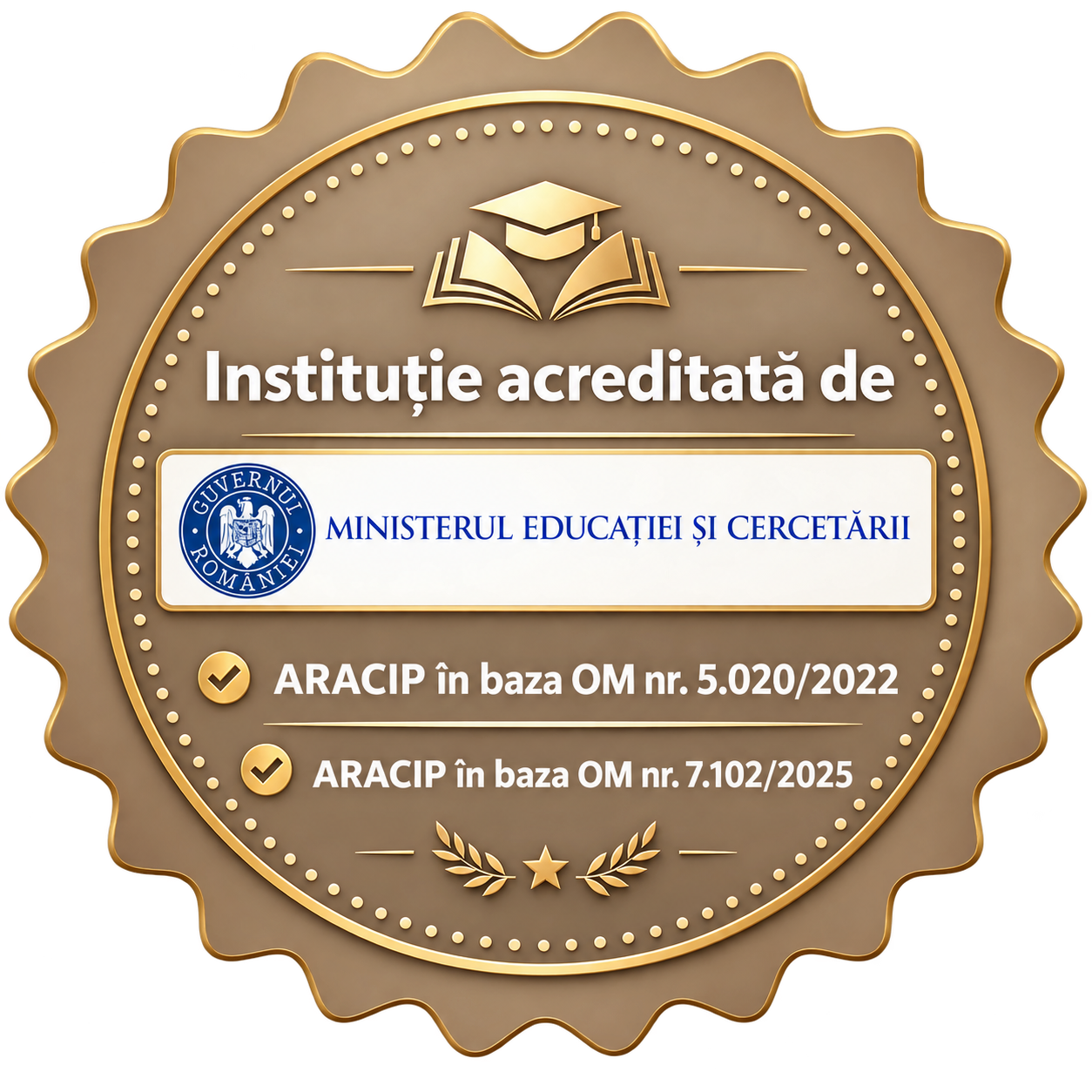 Certificare EVISS - Instituție acreditată