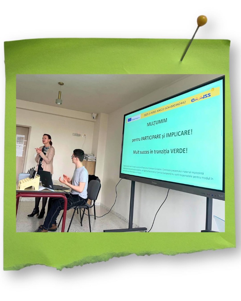 PROIECT ERASMUS+ 2025-1-RO01-KA122-SCH-000342442 — COMPETENȚE GREEN