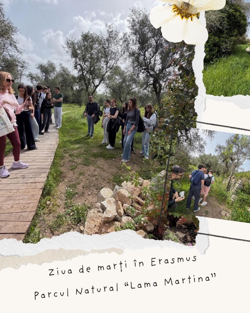 ZIUA 2 – Vizită educativă în Parcul Natural 'Lama Martina', alături de Liceo Fornari · Molfetta, Italia