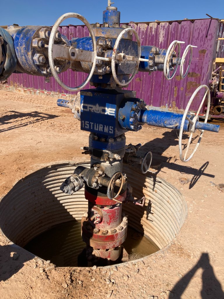 Wellhead Equipment on BCP Resources first non-op farmout new drill - BF Kennedy 23 #1