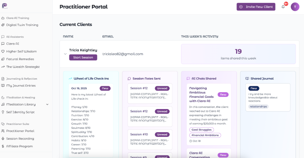 Portrayals XR Practitioner Portal