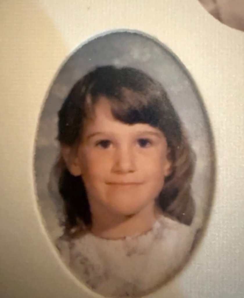 Childhood photo of Tricia