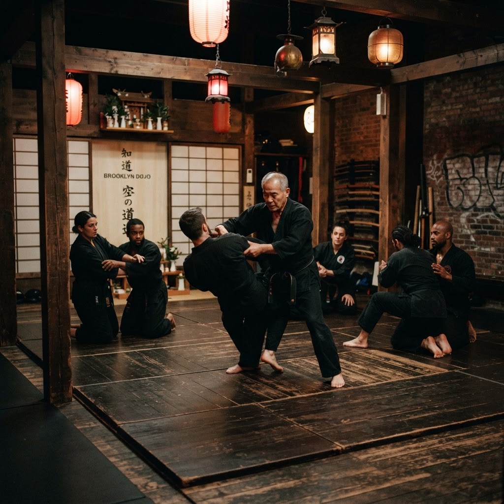 Class at the dojo