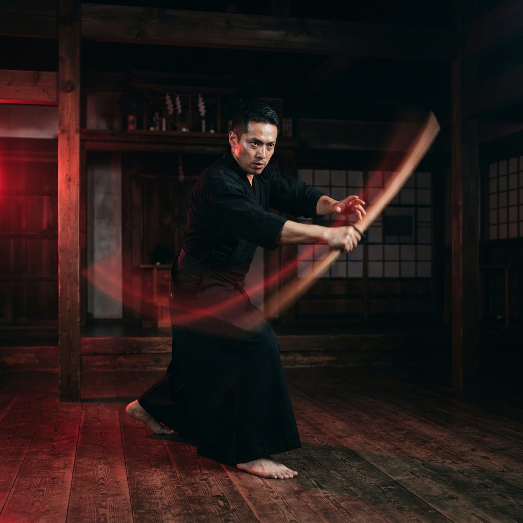 Bokken sword training