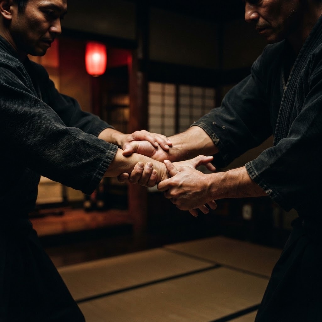 Aikijujutsu joint lock technique