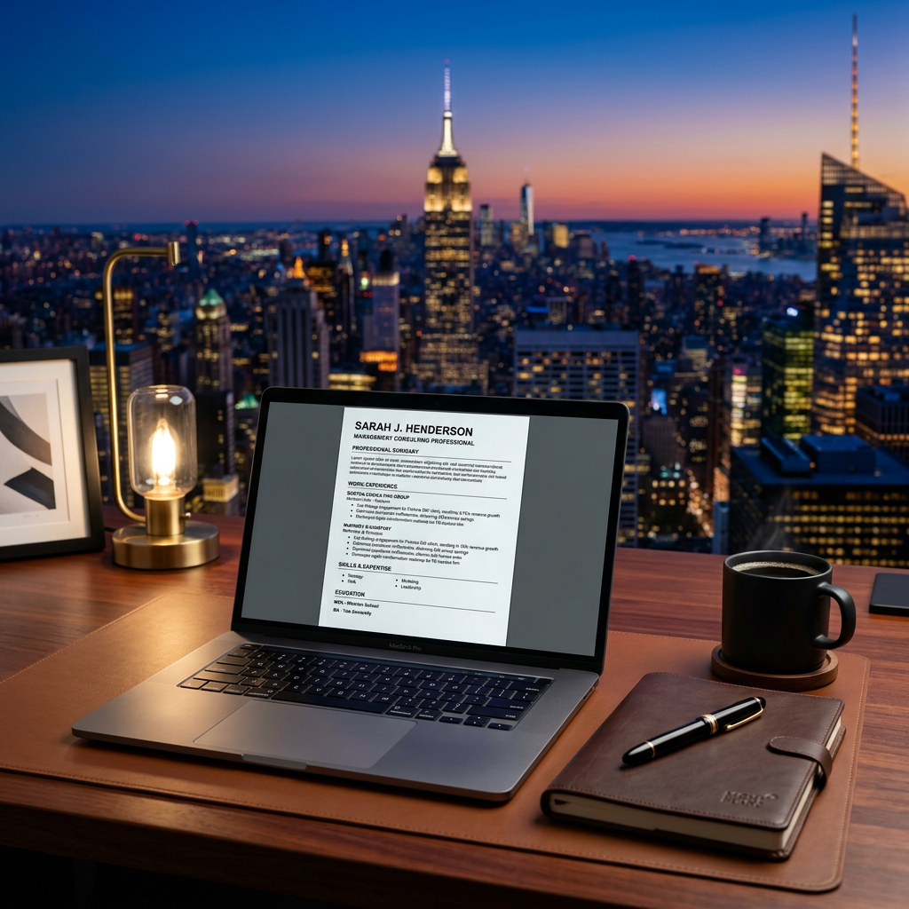Management Consulting Resume Guide 2026: Land MBB & Big 4 Roles