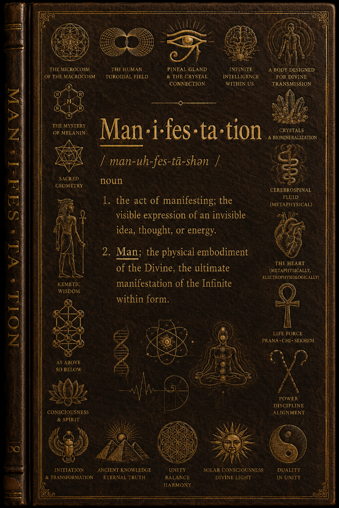 Man/ifestation: The Human Being as Divine Architecture