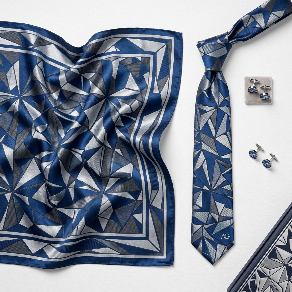 Scarf / Dasi Geometric Premium