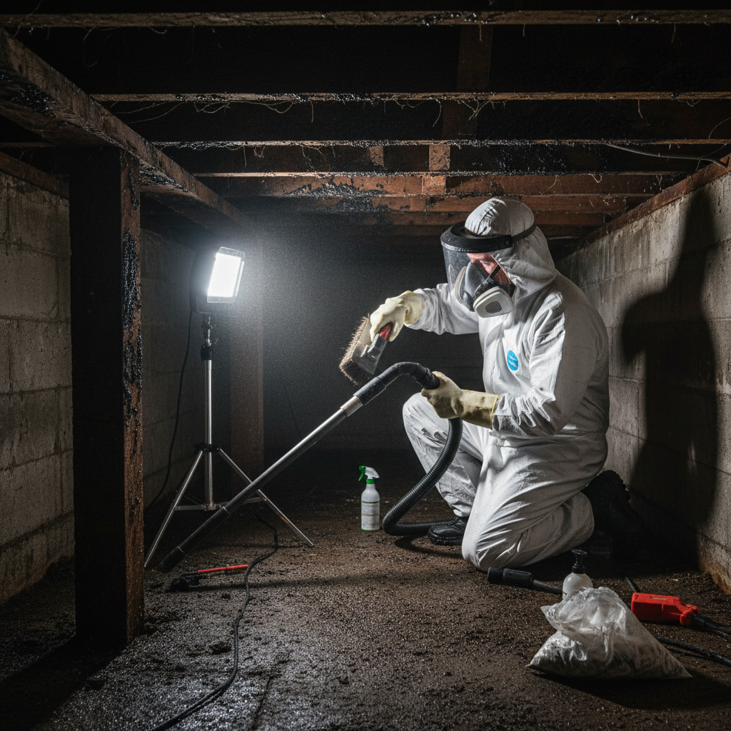 Signs You Have Black Mold in Your Crawlspace (And What to Do About It)