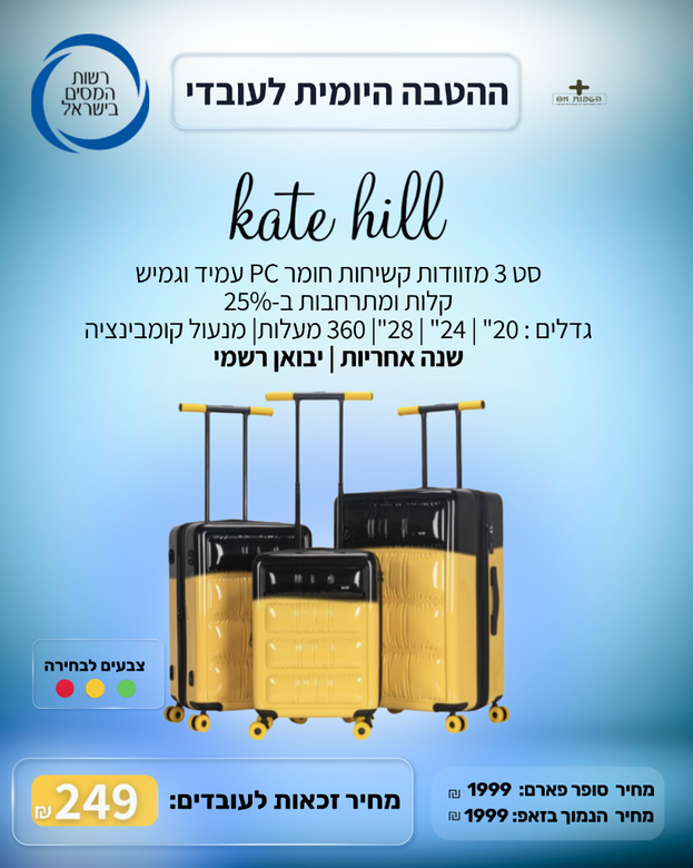 מזוודות קייט היל