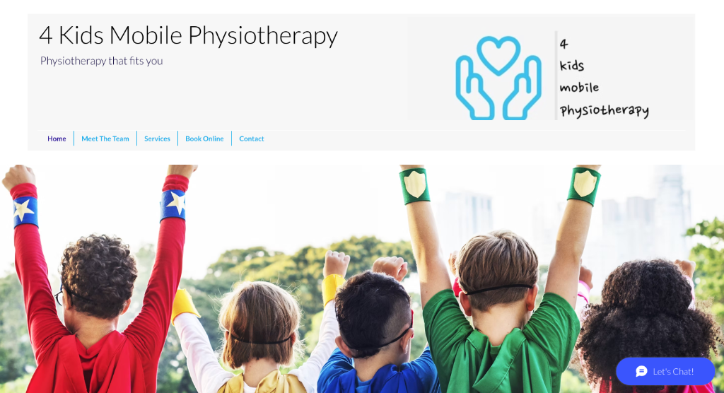 4 Kids Mobile Physiotherapy before