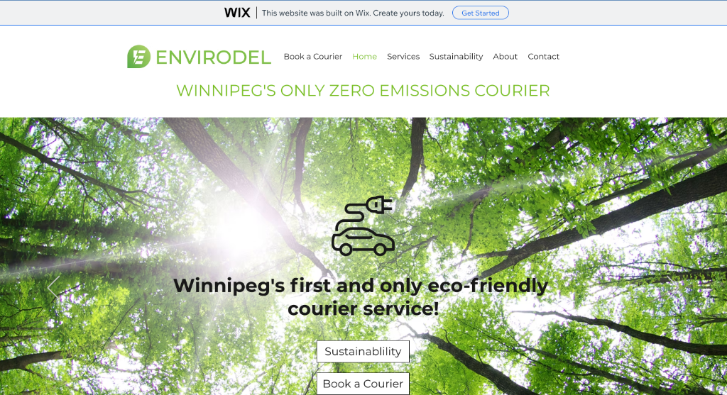 Envirodel Courier before