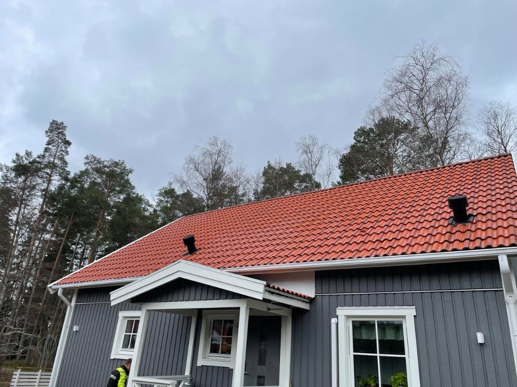 Tak efter taktvätt