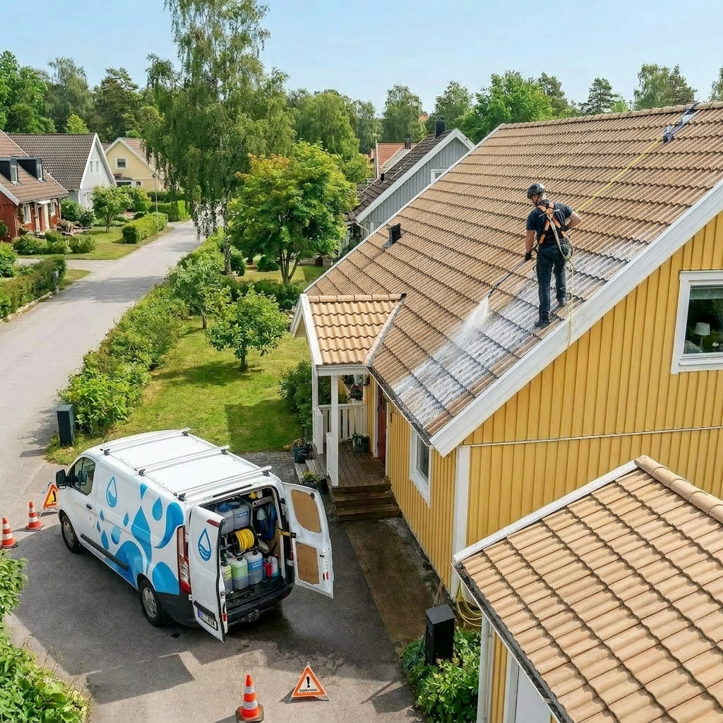 Taktvätt i Västerås & Mälardalen