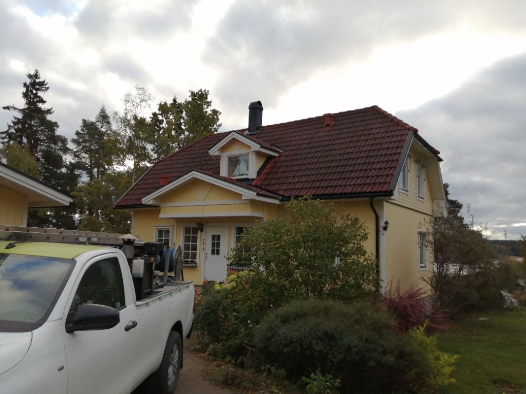 Tak före taktvätt
