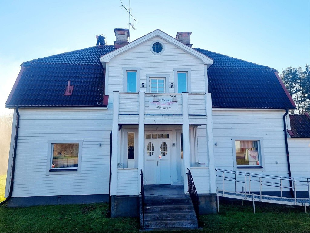 Villa tak före tvätt
