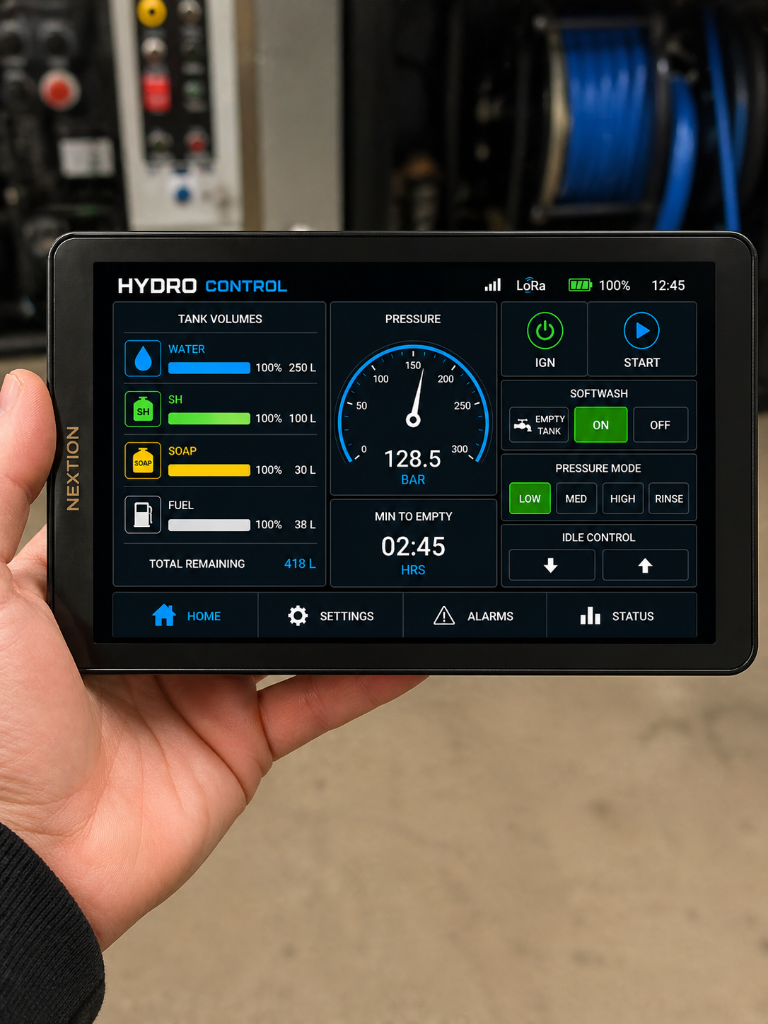HYDRO Control – Avancerat styrningssystem för effektiv rengöring