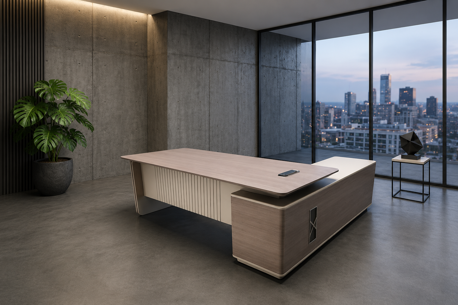 Aurex  Desk in Gray