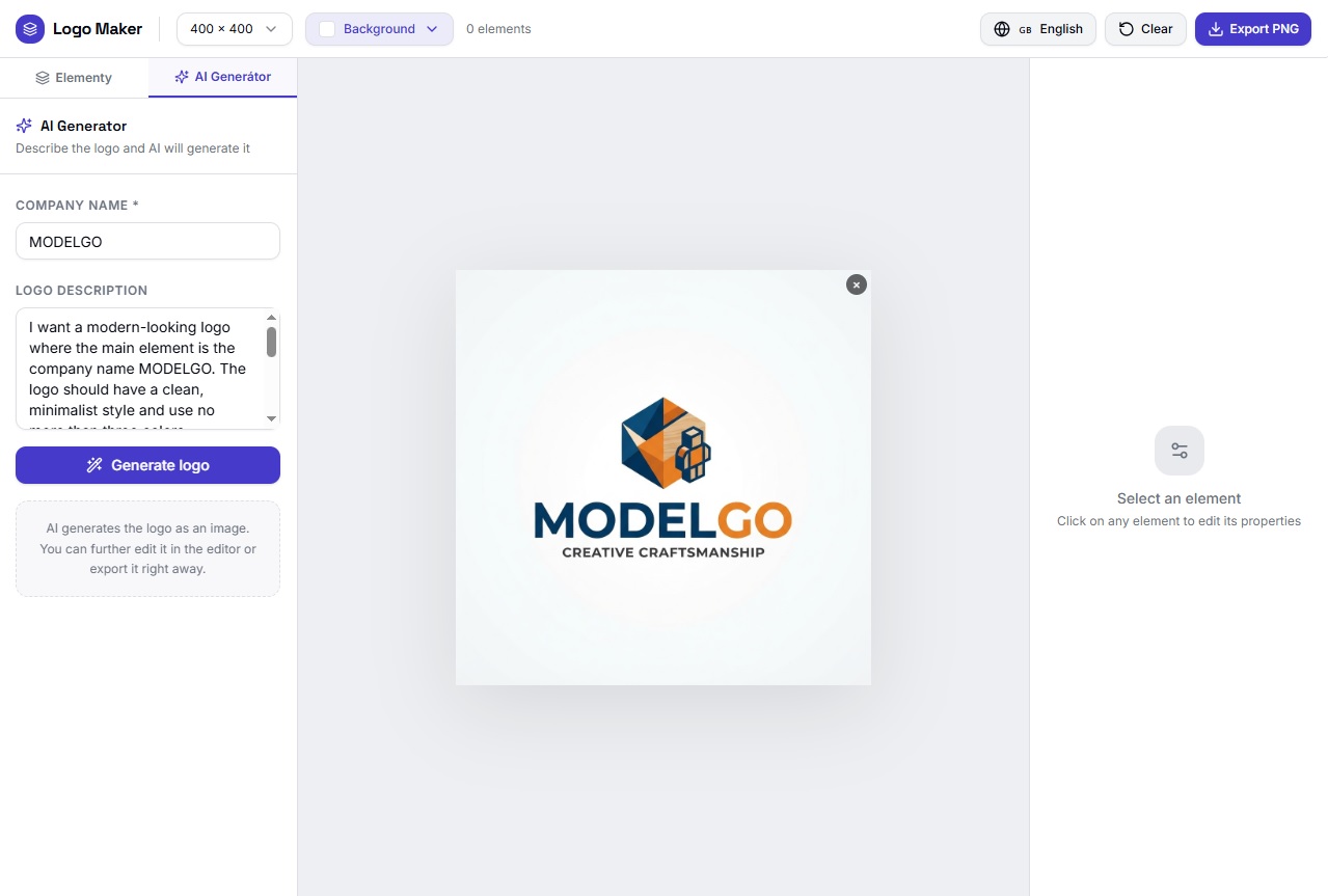 LOGO maker  template preview