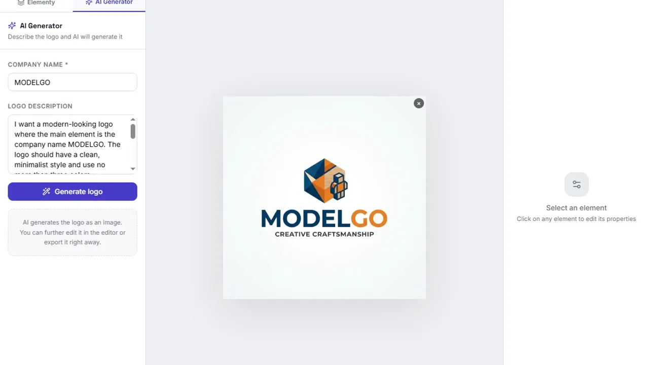 LOGO maker  template preview