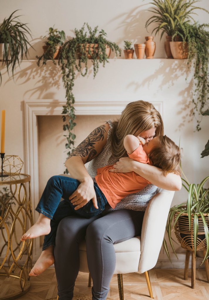 Dr. Amber Bartlett with her son Asher