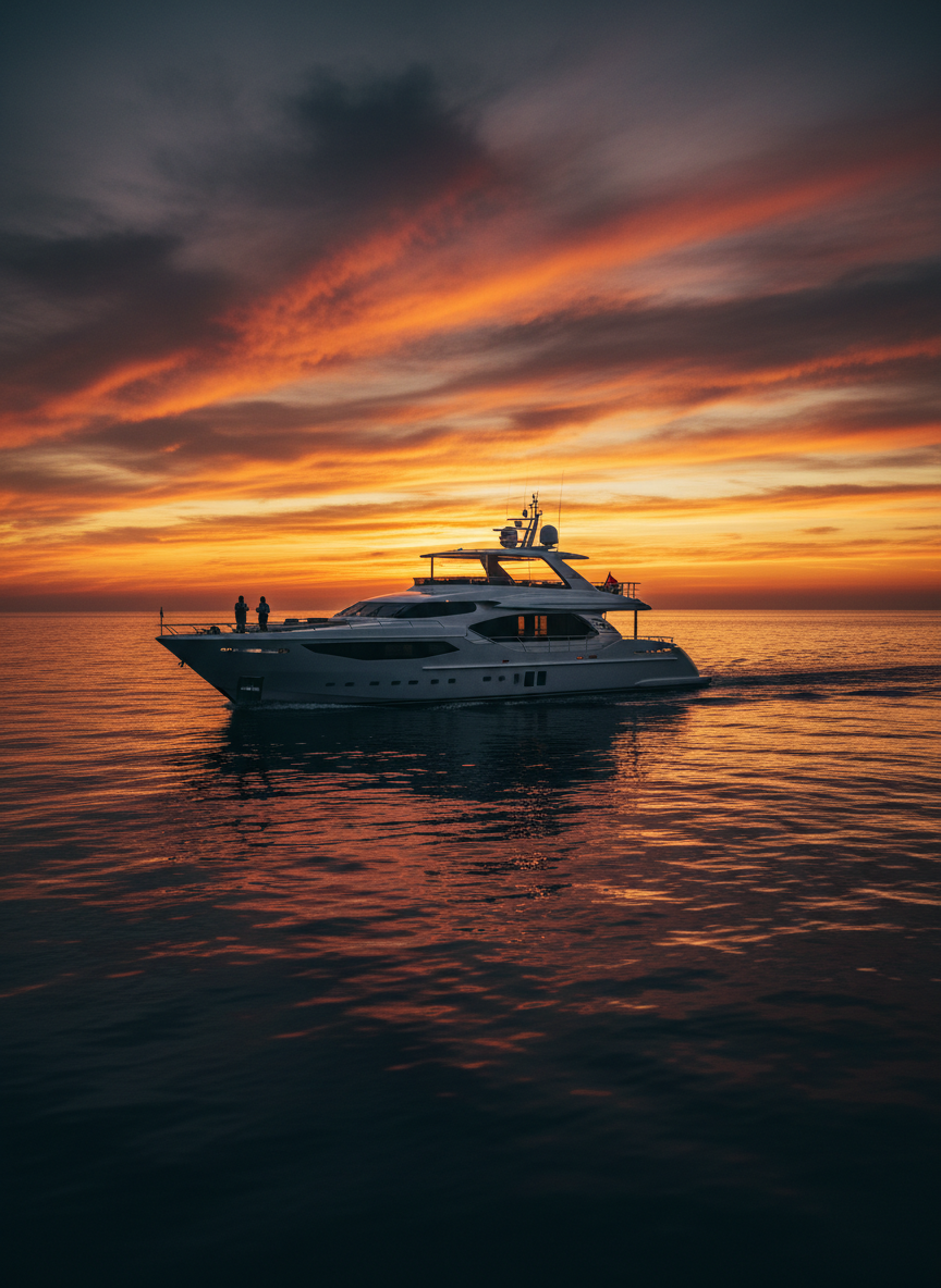 Luxury yacht