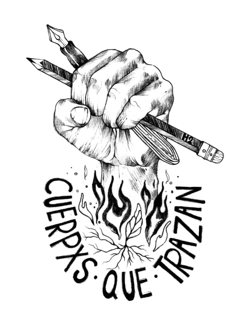 Cuerpxs que trazan logo