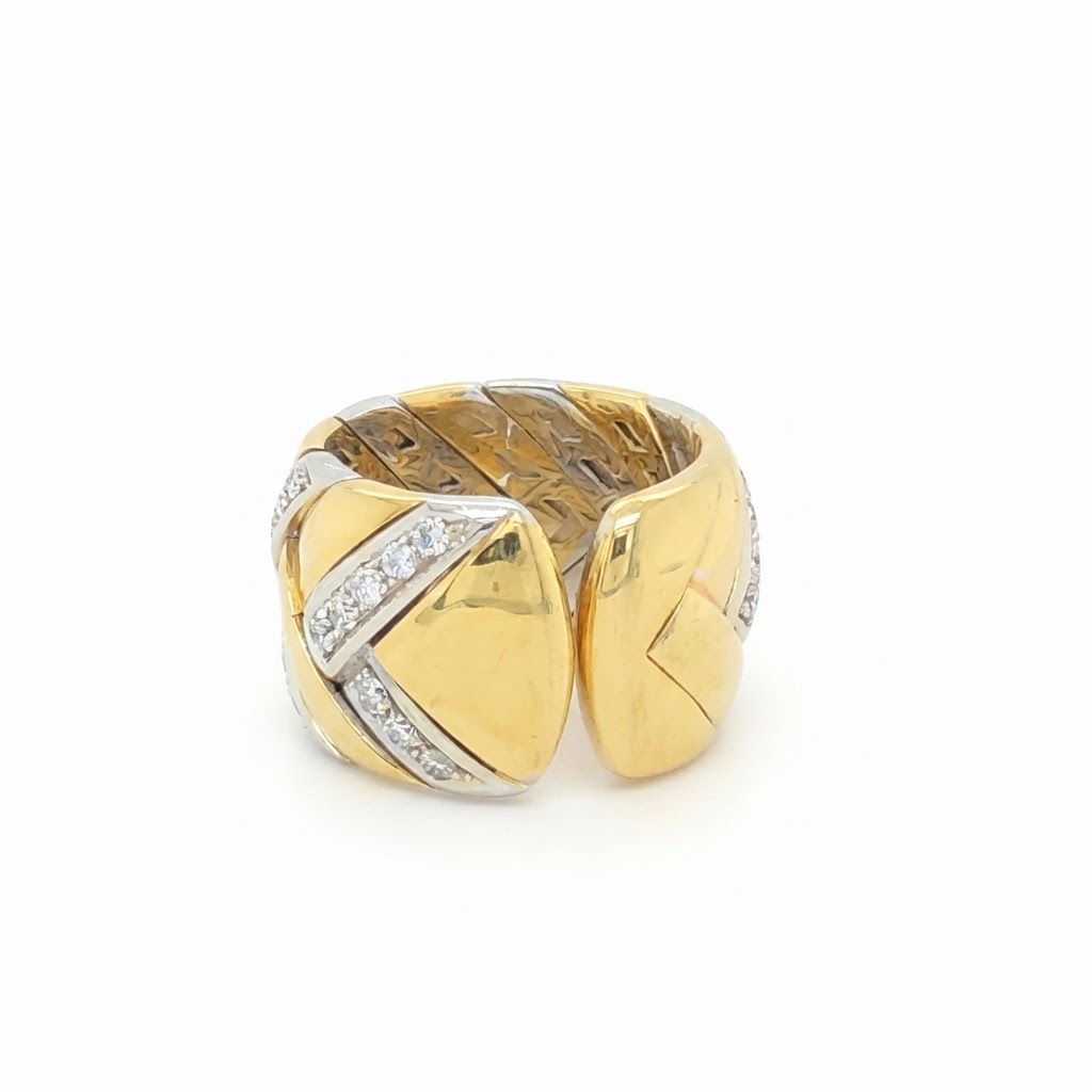 Milano Piero Gold and Diamond Ring