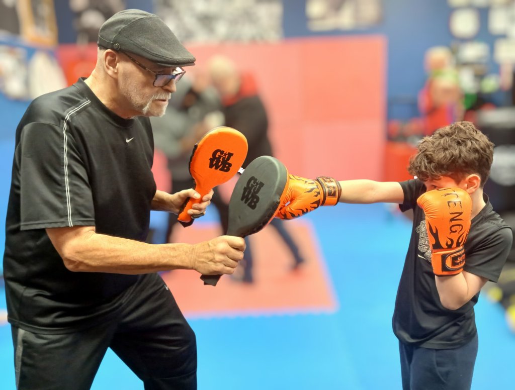 Youth boxing training at Iron Eagle Gyms in Sarnia