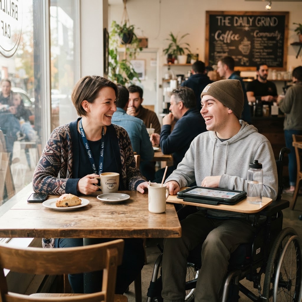 Connecting over coffee in the community