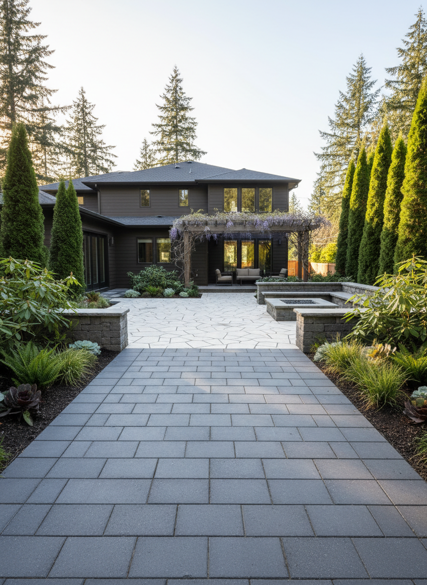 Paver Driveway Transformation