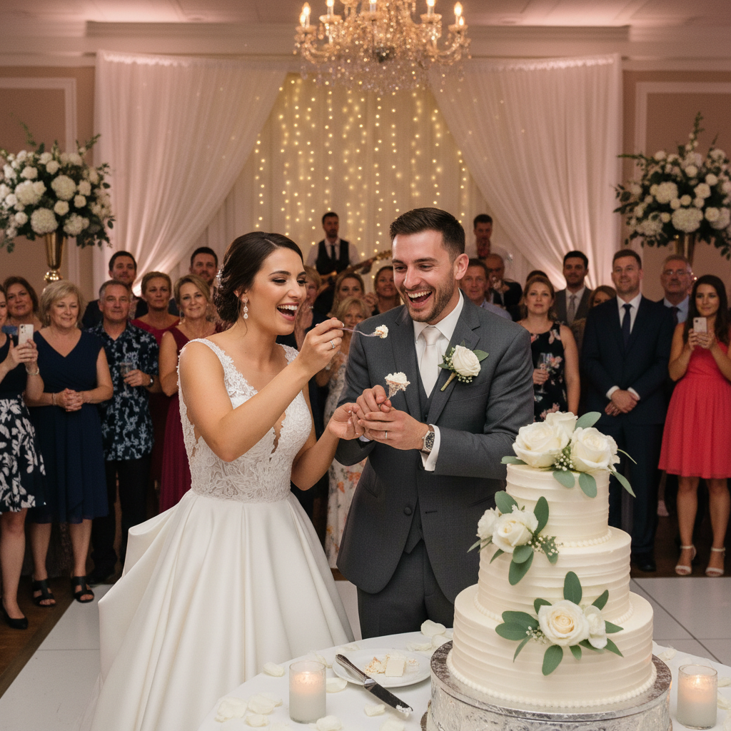 How to Cut Your Wedding Cake