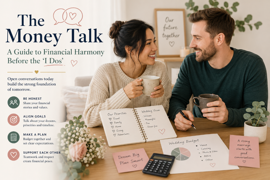 The Money Talk: A Guide to Financial Harmony Before the 'I Dos'