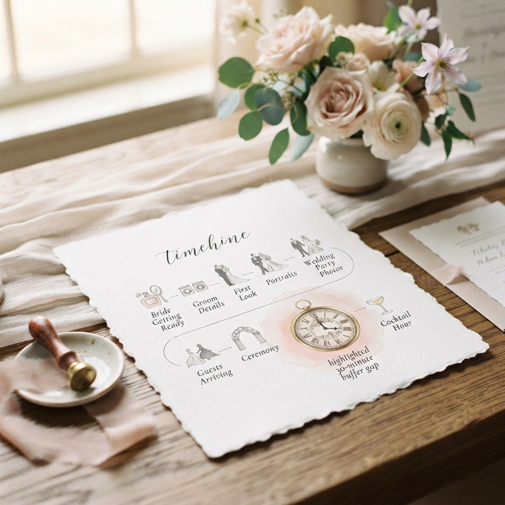 The 30-Minute Wedding-Day Buffer Rule