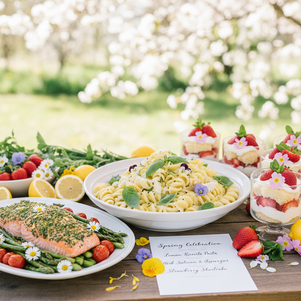 Spring Wedding Menu Ideas