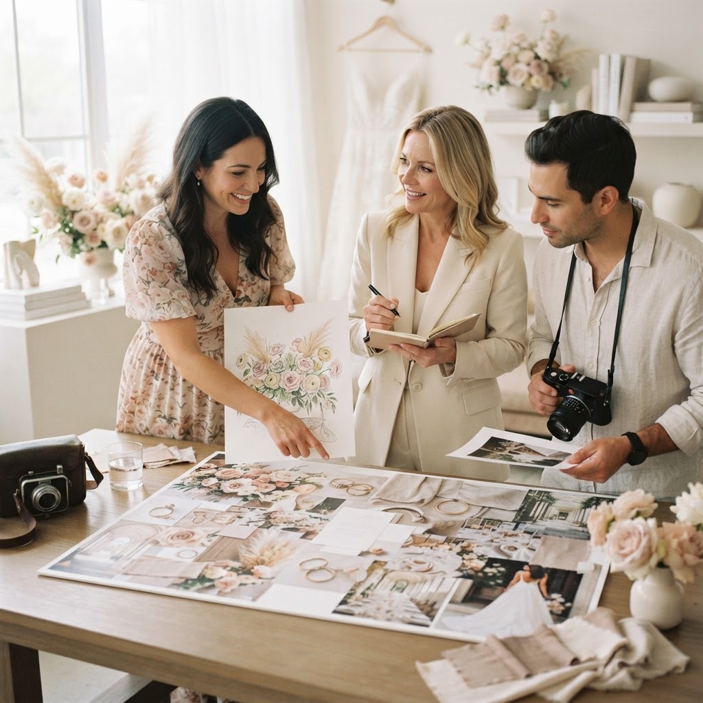 How to Make Different Wedding Vendors Work From the Same Vision