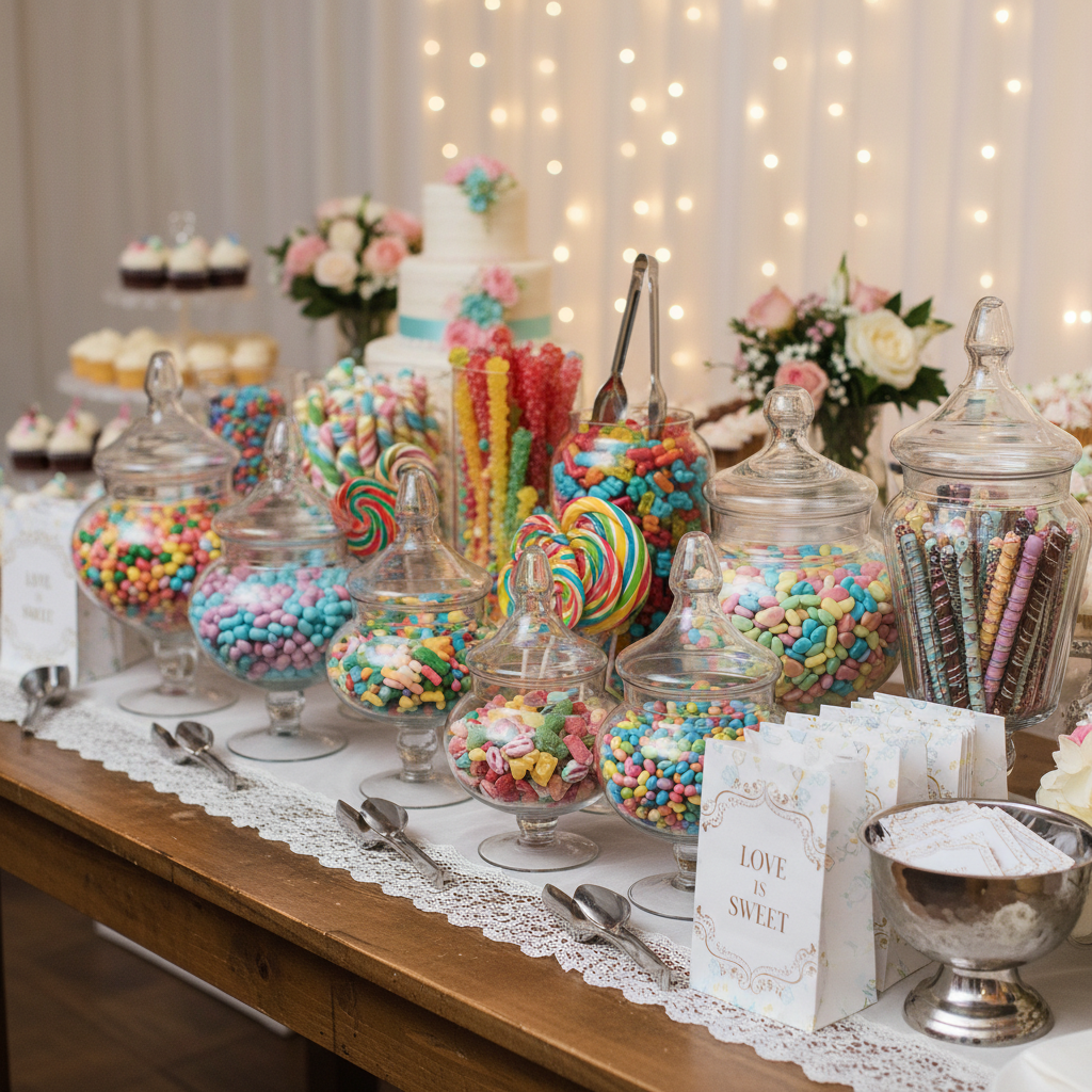 Wedding Candy Buffet Ideas
