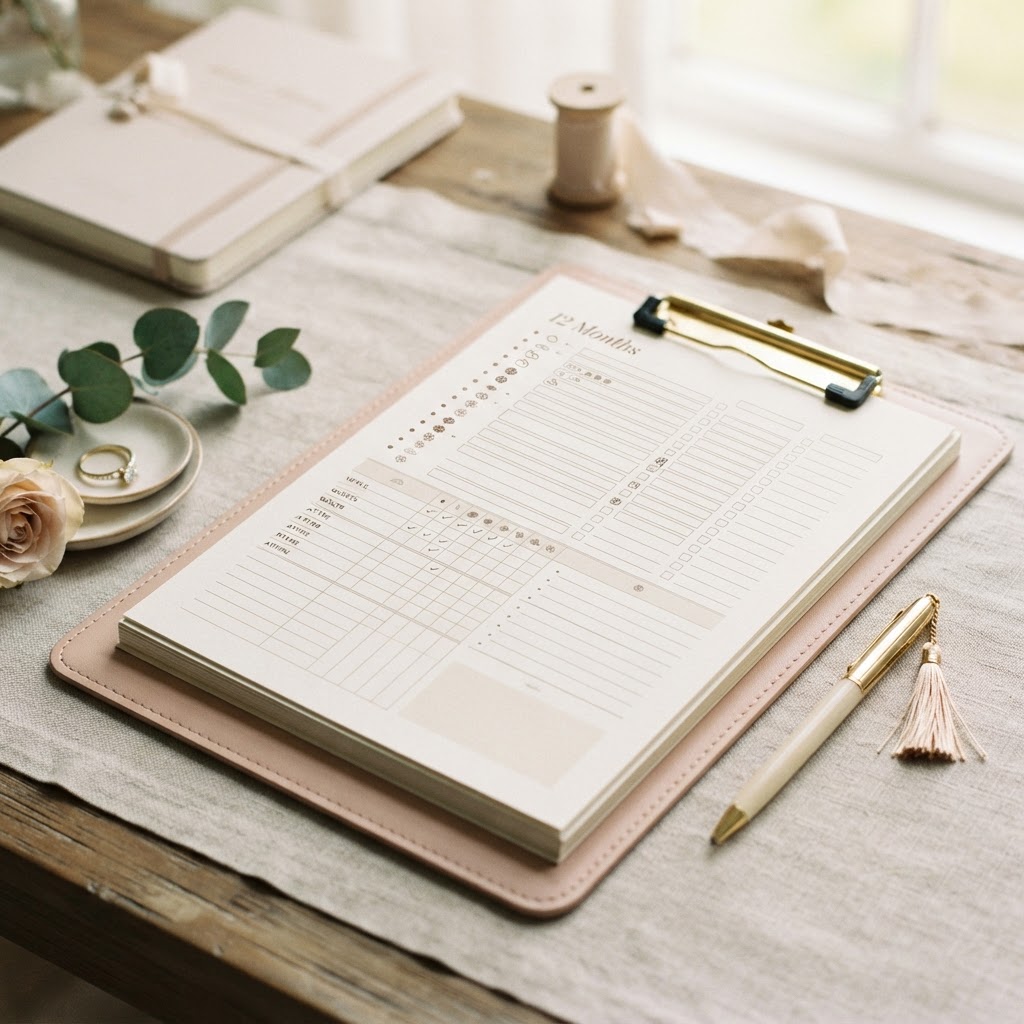 Your Complete 12-Month Wedding Planning Checklist