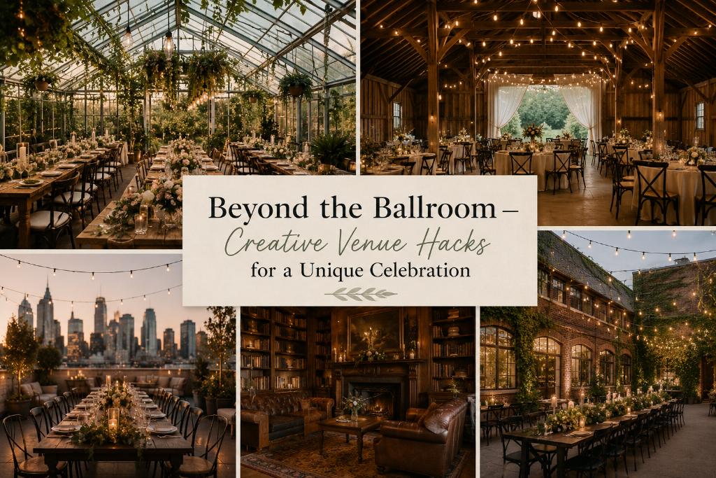 Beyond the Ballroom — Creative Venue Hacks for a Unique Celebration