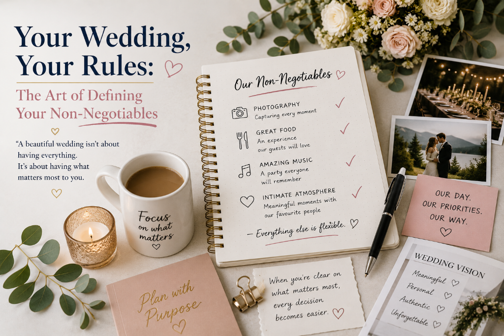 Your Wedding, Your Rules: The Art of Defining Your Non-Negotiables
