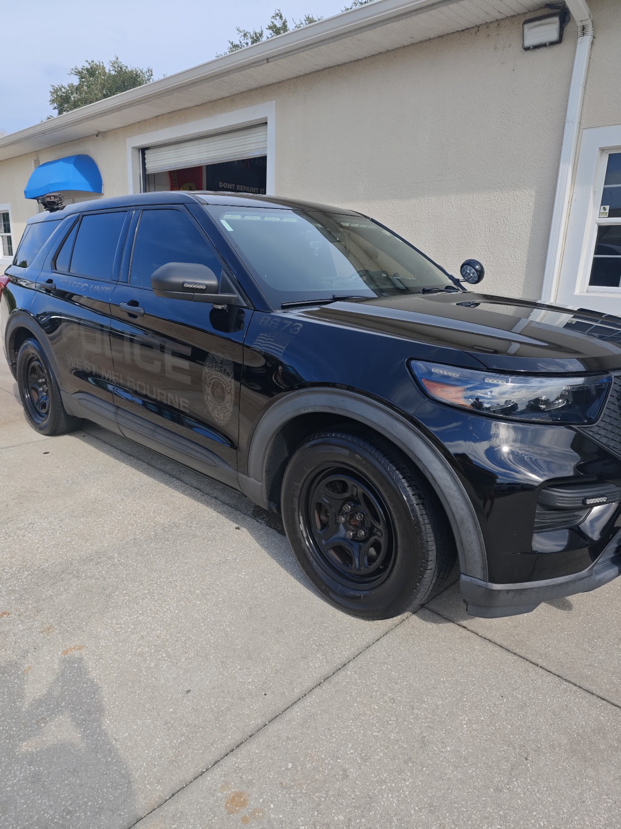 West Melbourne Police SUV detailing