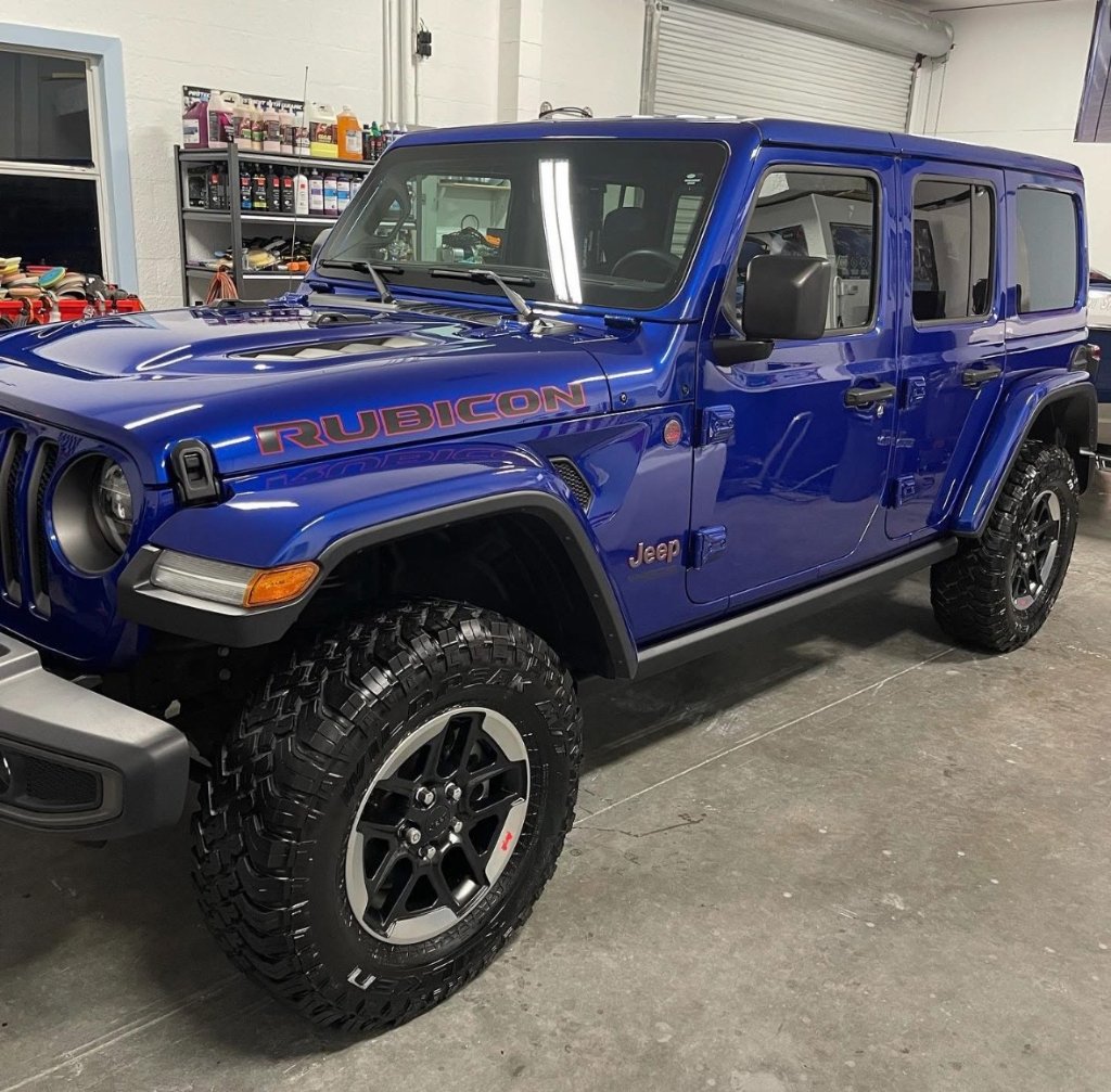 Jeep Wrangler Rubicon detailing