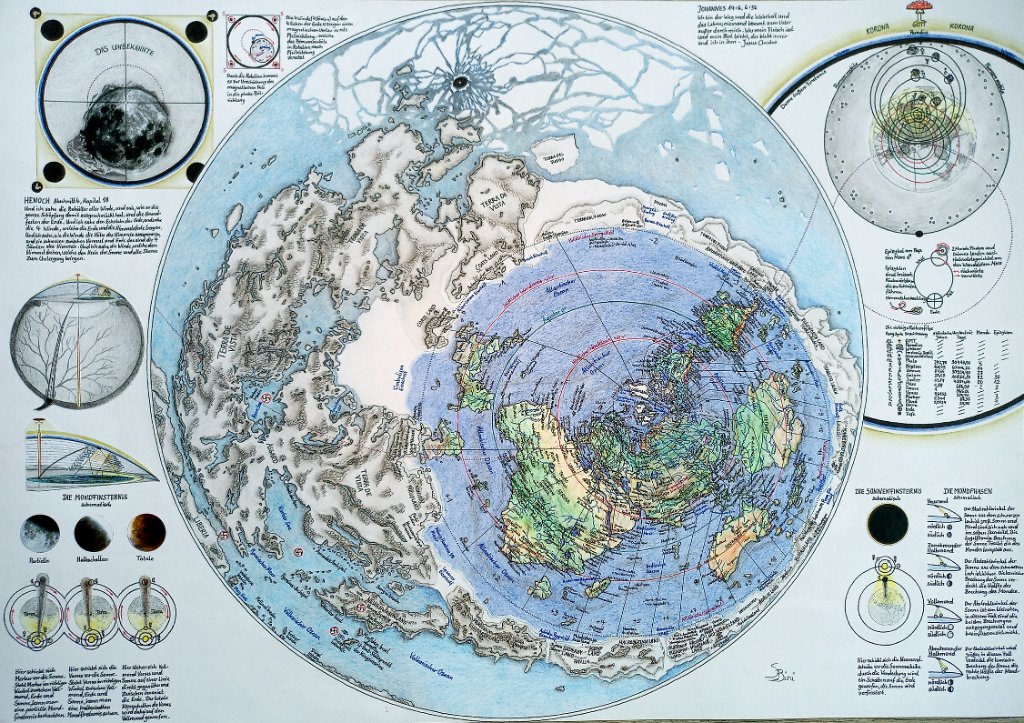 Earth Moon Map